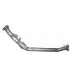 Прийомна труба Audi A4 2.0 FSI 07/02-12/04 (01.127 Polmostrow, алюмінійована сталь)