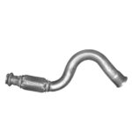 Труба середня Citroen Berlingo 1.6 HDi/Peugeot Partner 1.6 HDi (04.152 Polmostrow, алюмінійована сталь)