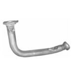 Труба прийомна Citroen Saxo, Peugeot 106 1.0i/1.1i 91-04 (04.324 Polmostrow, алюмінійована сталь)