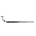 Приймальна труба для Daihatsu Cuore 1.0 / 1.0i 12V 06 / 00 (06.00 Polmostrow, алюмінієва сталь)