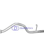 Труба кінцева для Daihatsu Cuore 1.0 12V 10/98-12/02 (06.02 Polmostrow, алюмінійована сталь)