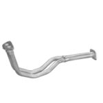 Труба середня Fiat Uno 1.1 60 89-94 (07.252 Polmostrow, алюмінійована сталь)