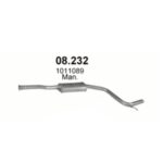 Резонатор для Ford Mondeo 2.0 16V 01/93-07/96 HB SDN kat (Polmostrow 08.232)
