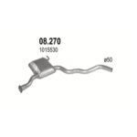 Резонатор для Ford Scorpio 2.4i 88-92 2, 9 88-92 (Polmostrow 08.270)