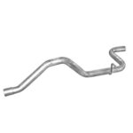 Труба кінцева Ford Transit 91-94 2.5D 80/100S/115/120/150S (08.521 Polmostrow, алюмінійована сталь)