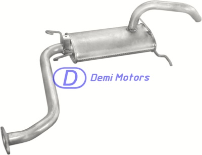 Глушник Mazda 323 80-85 1.1, 1.3, 1.5 (12.58 Polmostrow)