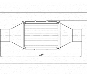 Каталізатор В 2800 E4 (Lindo Catsystem 120.2128)