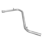 Труба кінцева для Mercedes MB100D 88-95 (13.265 Polmostrow, алюмінійована сталь)