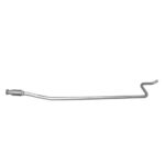 Труба середня Peugeot 207 1.4 HDi Turbo Diesel (19.188 Polmostrow, алюмінійована сталь)