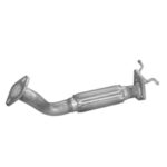 Труба прийомна Kia K2500 2.5d 02- (47.28 Polmostrow, алюмінійована сталь)