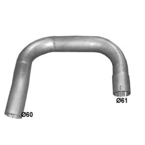 Труба середня Multikar M26.4 Iveco 2.8 105HP-01/03 (49.23 Polmostrow, алюмінійована сталь)