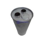 Глушник універсальний круглий D.755/45/2 (Довжина 460 мм, діаметр корпусу 180мм , діаметр входу 45 мм) (Demi Motors)