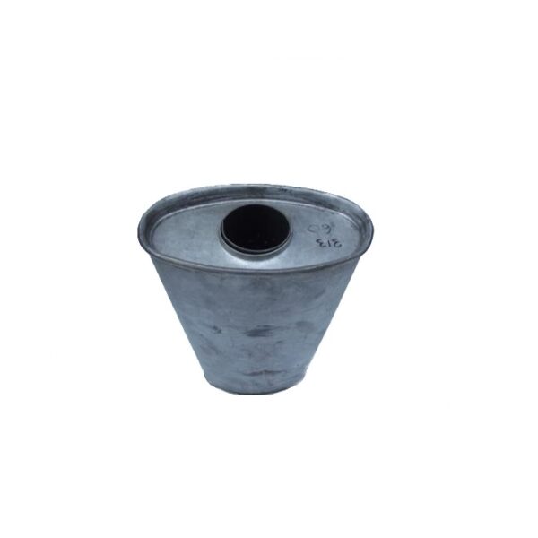 Глушник універсальний плоский D.802/50 ц/ц (Довжина 300мм, ширина 200мм, висота 100мм діаметр входу 50мм) (Demi Motors)