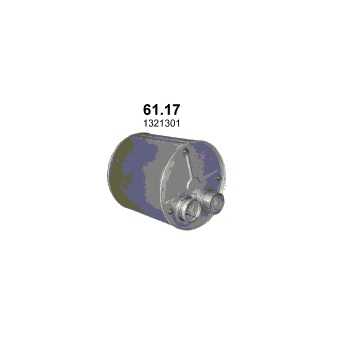 Глушник DAF XF 95, CF 75, CF 85 (61.18 Polmostrow)