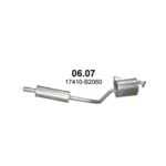 Резонатор Daihatsu Cuore 1.0i-12V (06.07 Polmostrow)