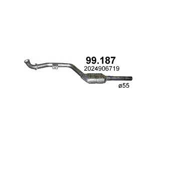 Каталізатор Mercedes C180/200/230 (Polmostrow 99.187)