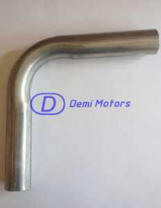 Труба кутова (Ремонтний кут) VD(XL)-65/90°/300 мм (Demi Motors, алюмінійована сталь)