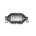 Глушитель универсальный плоский 00.262 (Polmostrow)