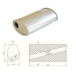 Глушник універсальний плоский 00.14 (Polmostrow)