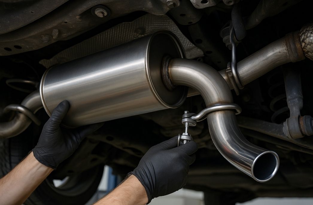 Як правильно встановити вихлопну систему