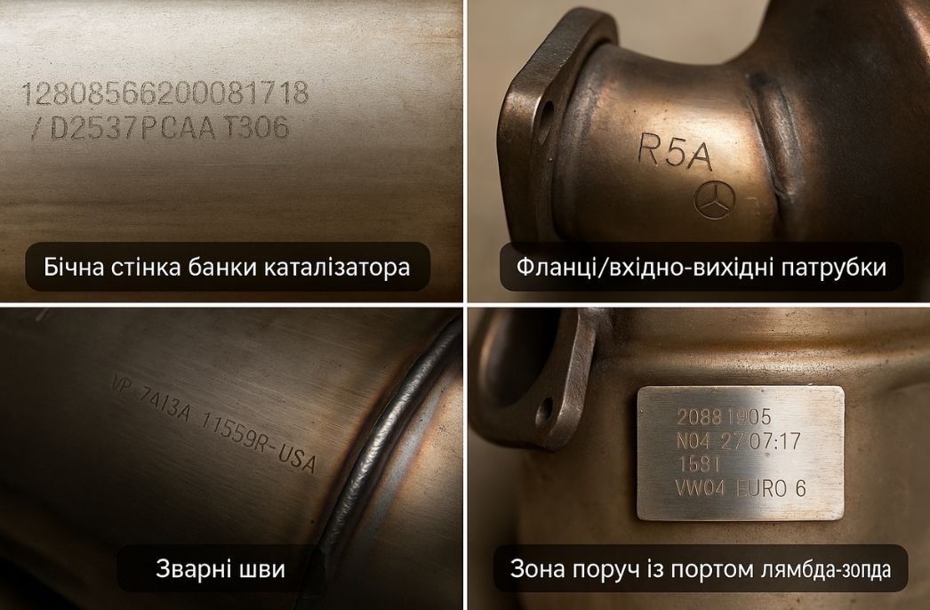 Як самостійно прочитати маркування каталізатора