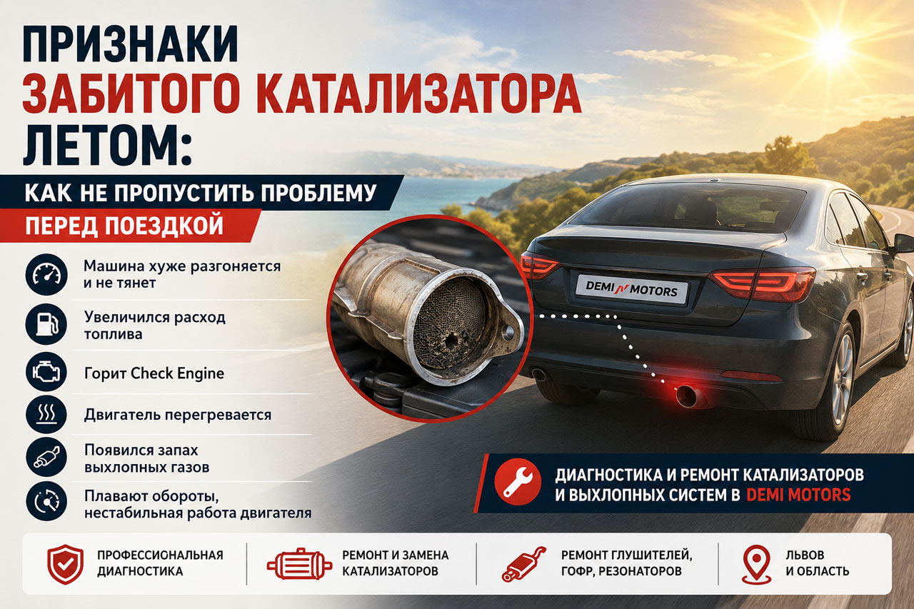 Забитый катализатор